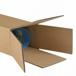 Tube d'expédition carton carré