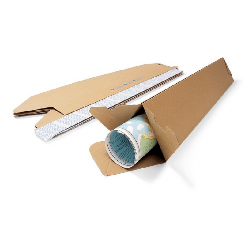 Lot De 2 Tubes Postaux En Carton ShieldUp - 50mm Diamètre X 330mm Longueur